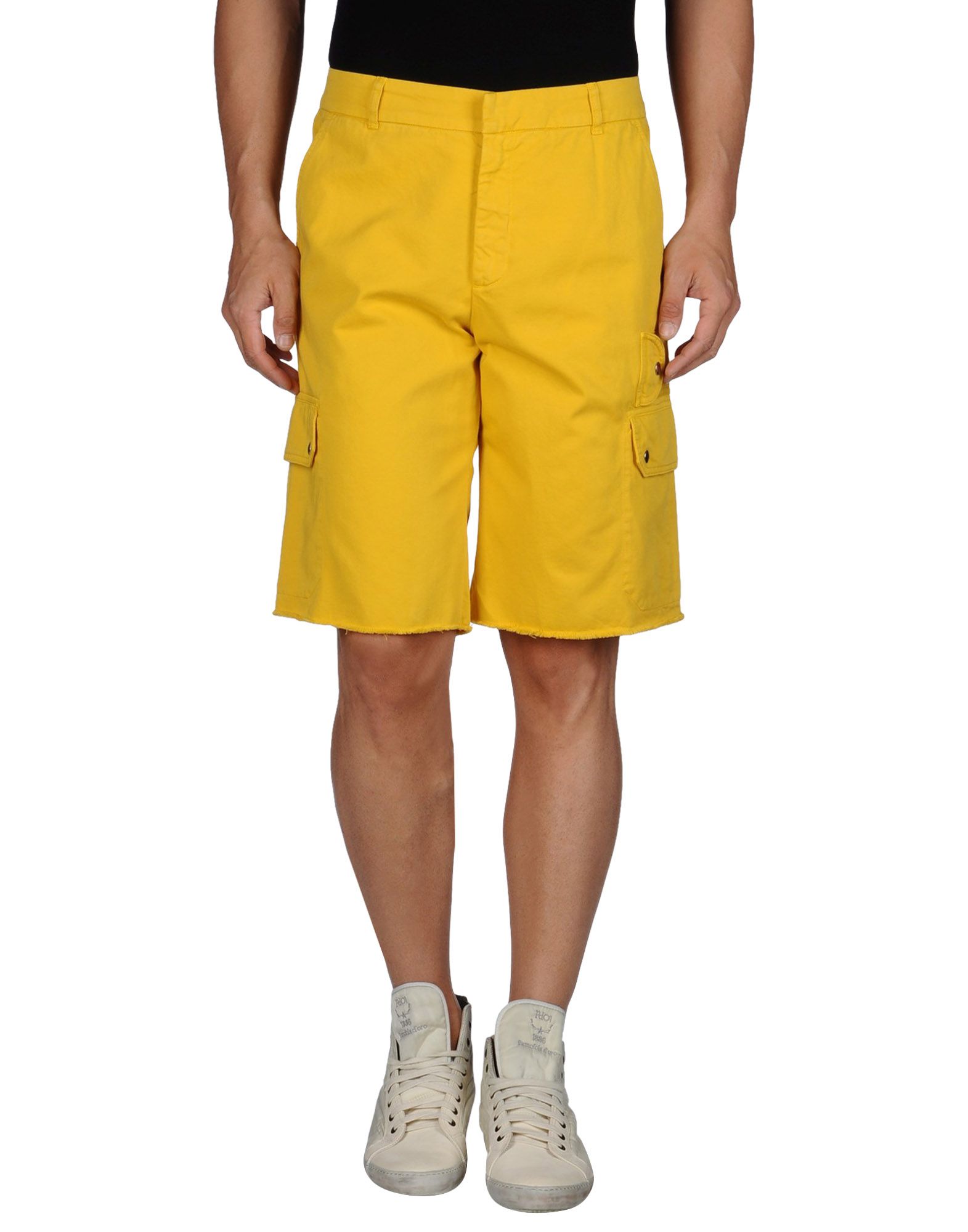 Band of Outsiders Yellow Bermuda Shorts for Men Lyst