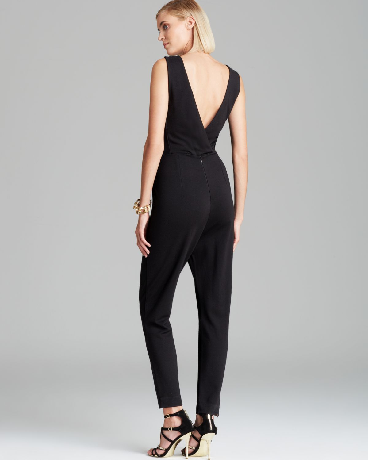 Lyst - French Connection Marie Jumpsuit in Black