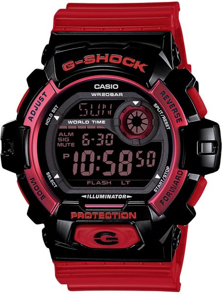 G-shock Mens Red Digital Panda Watch in Red for Men | Lyst