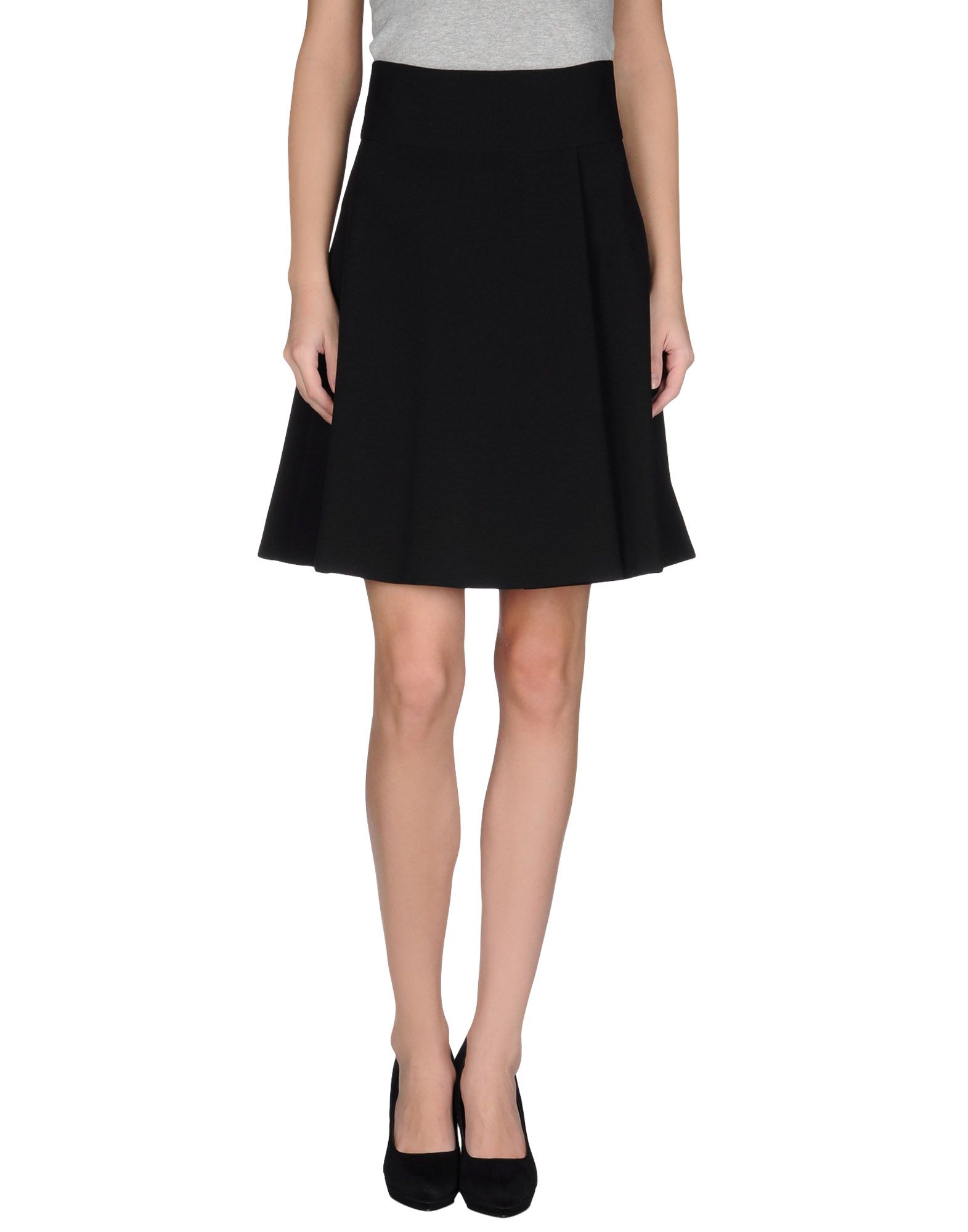 Marni Knee Length Skirts in Black (noir) | Lyst