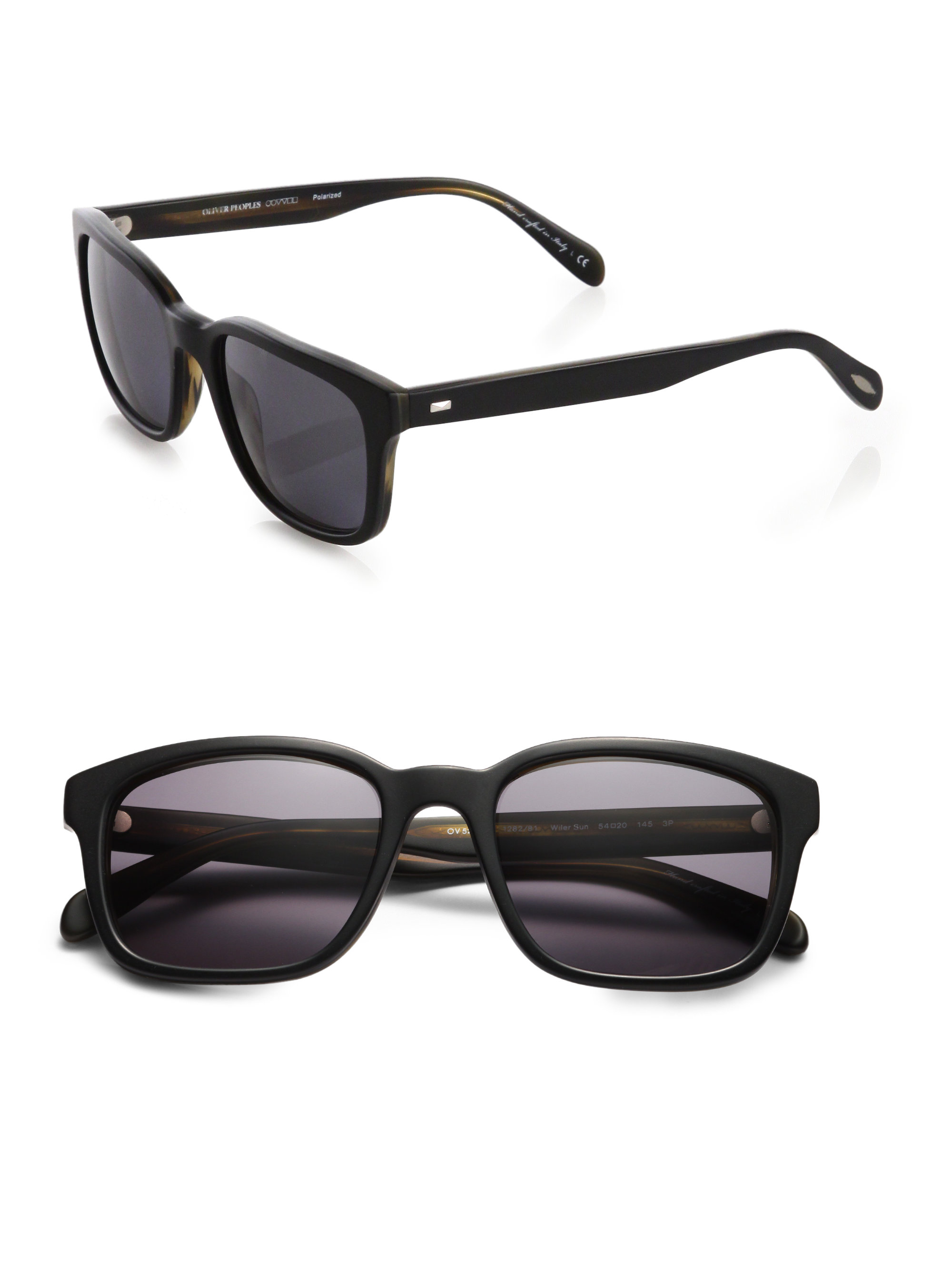 Lyst Oliver Peoples Wyler Oversized Sunglasses In Black For Men 0256