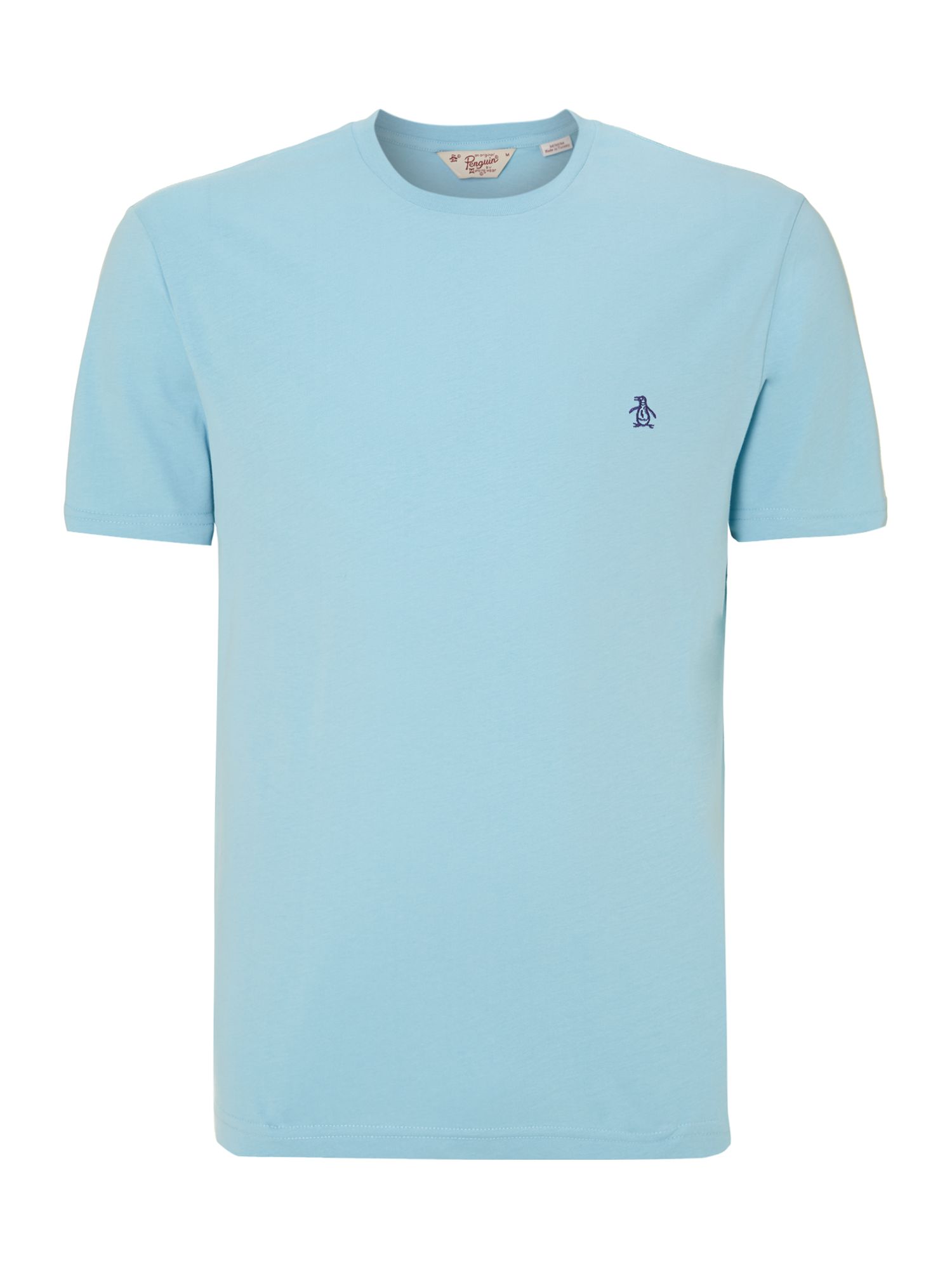 Original Penguin Embroidered Logo Crew T Shirt in Blue for Men | Lyst