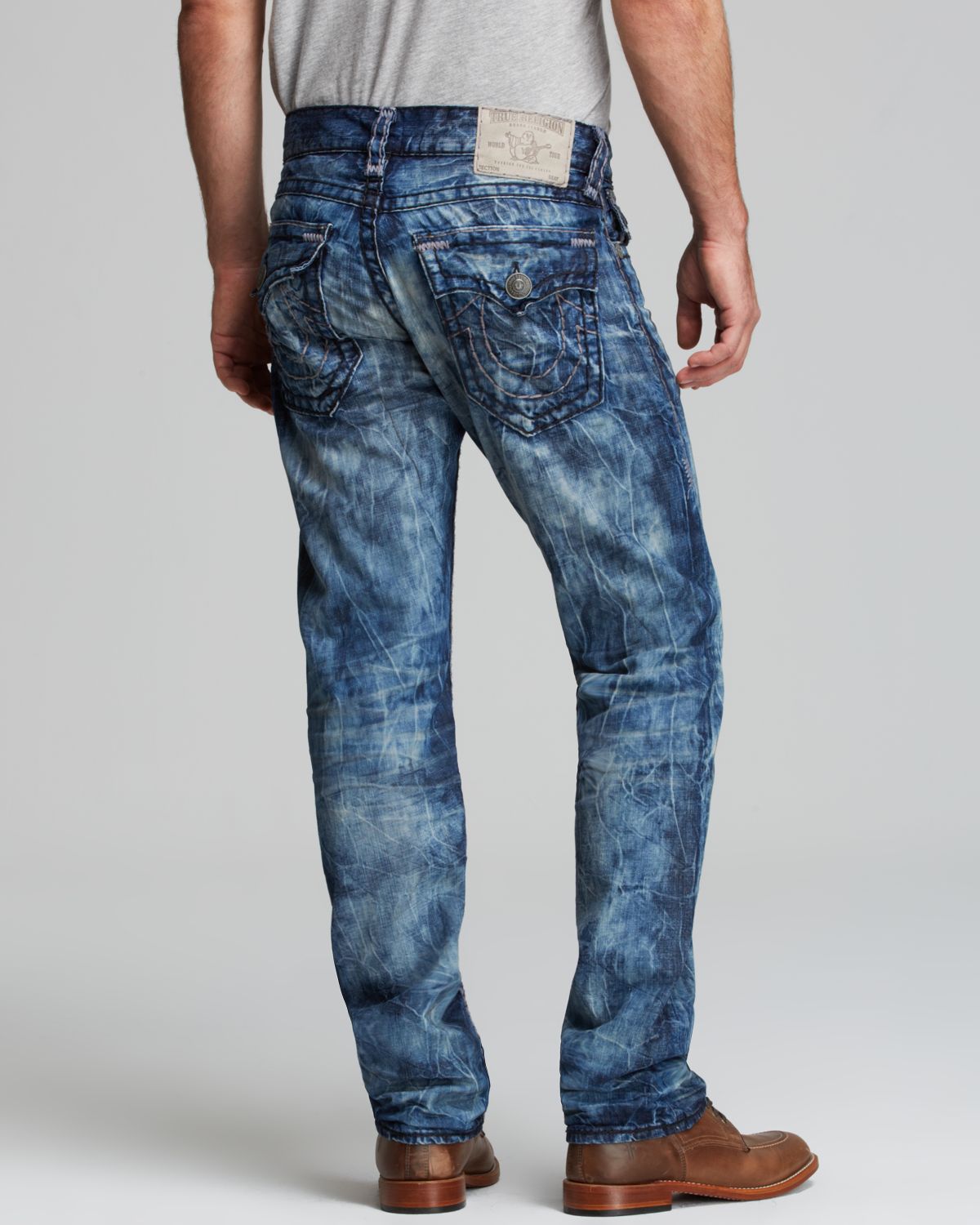 Lyst - True religion Jeans Ricky Super T Straight Fit in Foster City in ...