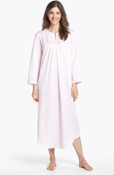 Carole Hochman Designs Brushed Back Satin Nightgown in Pink (Satin ...