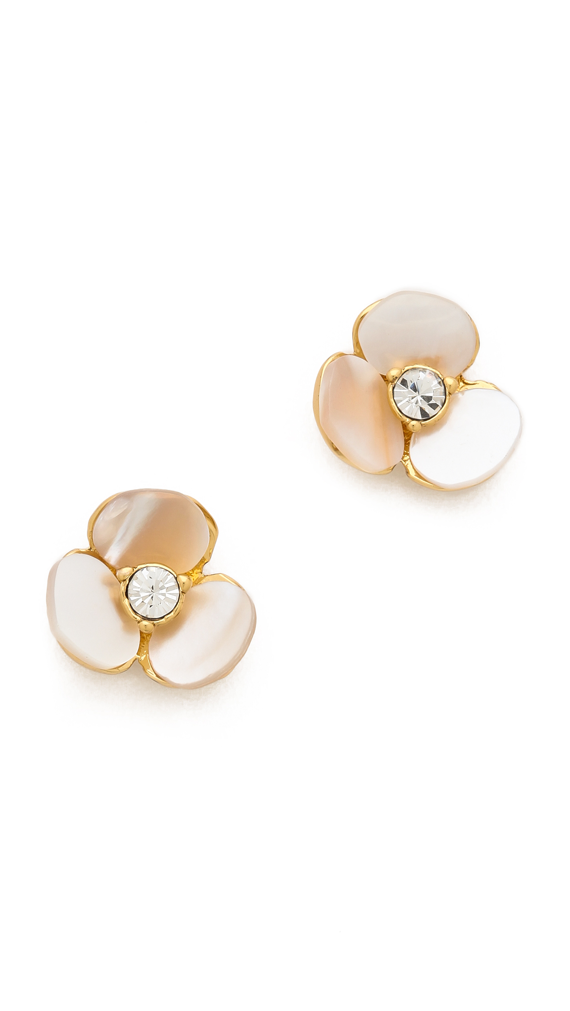 Lyst Kate Spade New York Disco Stud Earrings In White Gallery