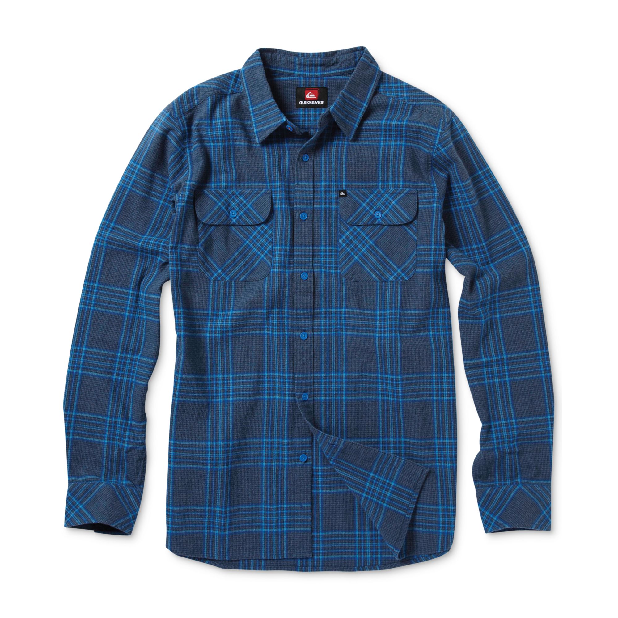 Quiksilver Farmer Lumberjack Long Sleeve Plaid Shirt in Blue for Men ...