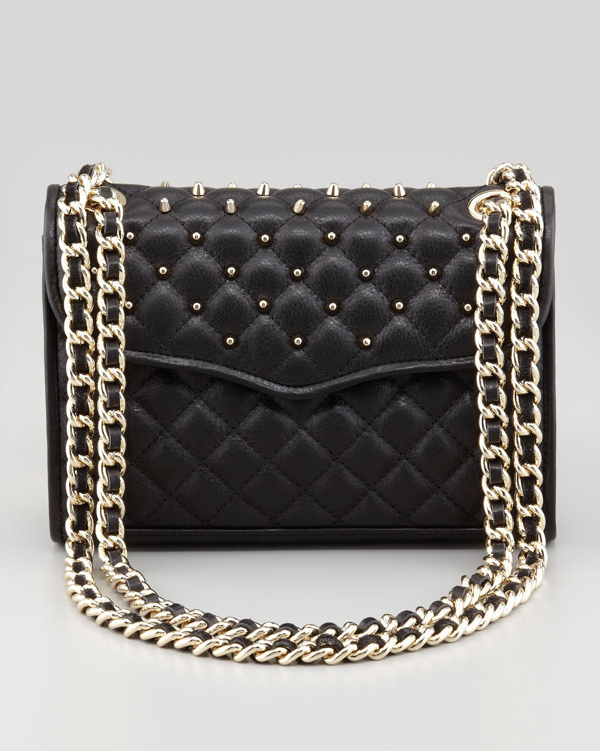 Lyst Rebecca Minkoff Quilted Affair Studded Mini Shoulder Bag Gallery