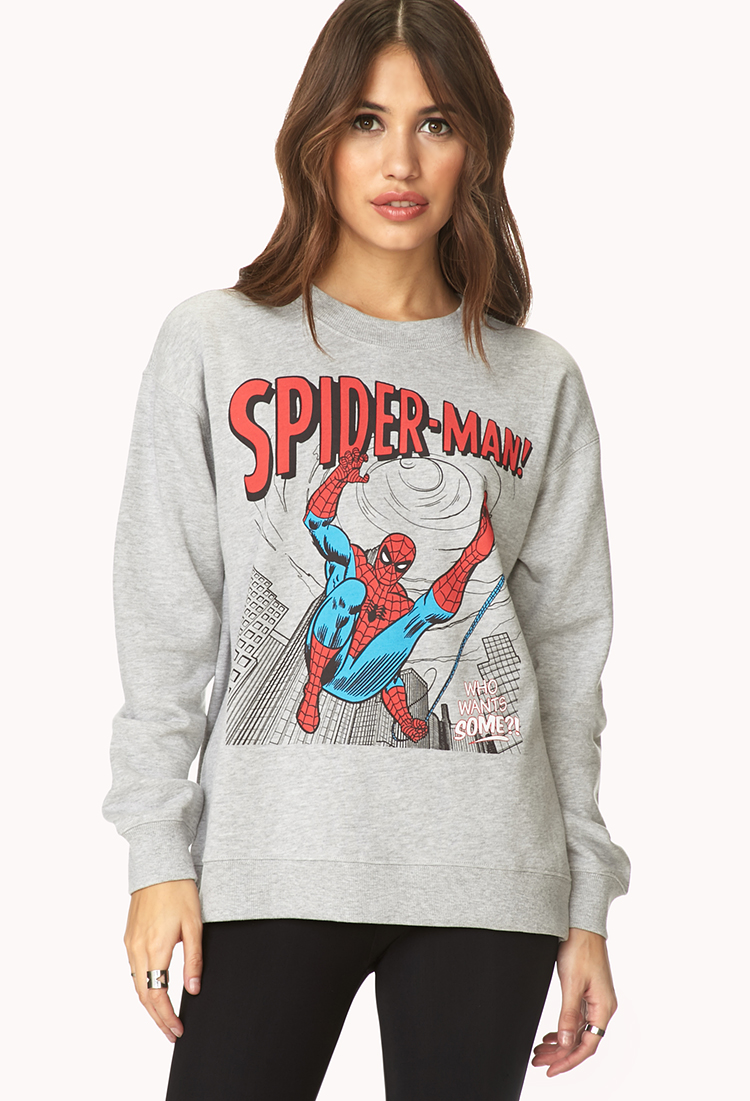 spiderman shirt for women's forever 21