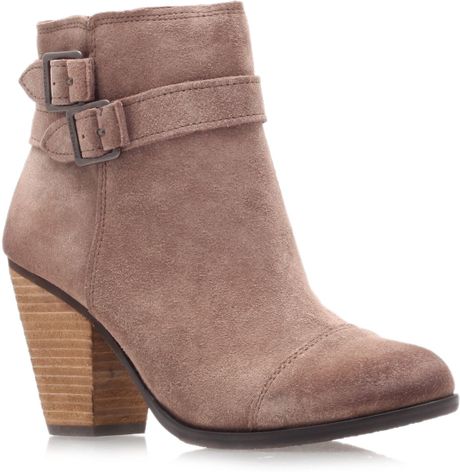Vince Camuto Hasia High Heel Ankle Boots in Beige (Taupe) | Lyst