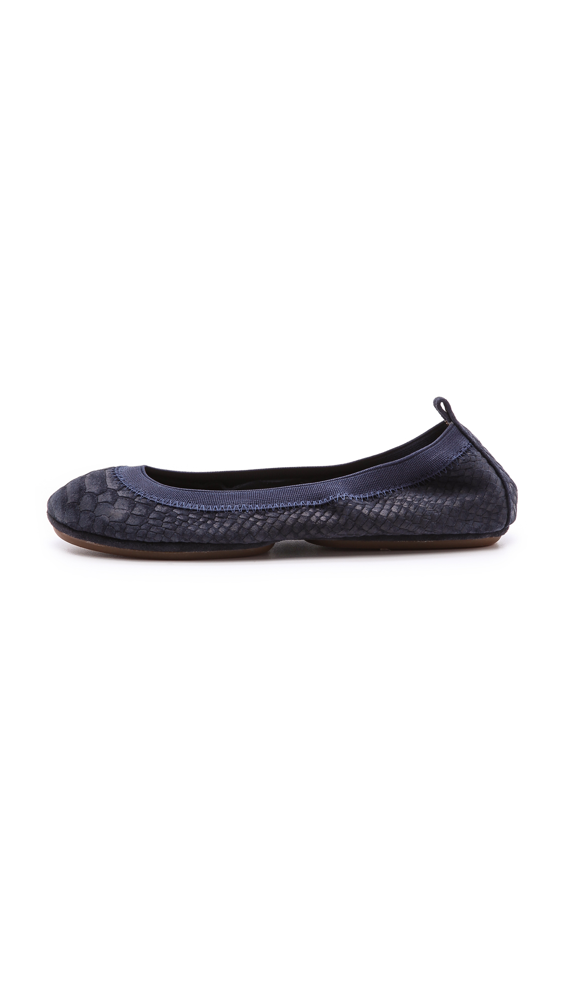 croc embossed flats