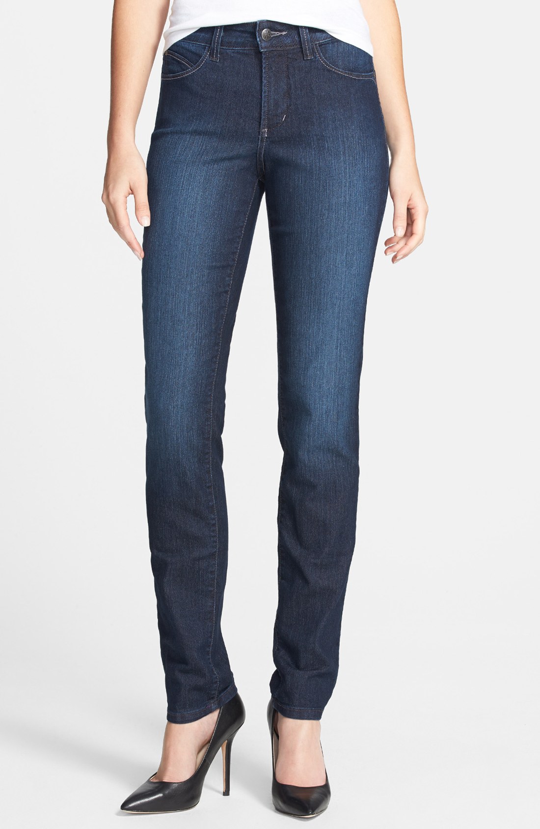 Nydj Alina Stretch Skinny Jeans in Blue (Torrence) | Lyst