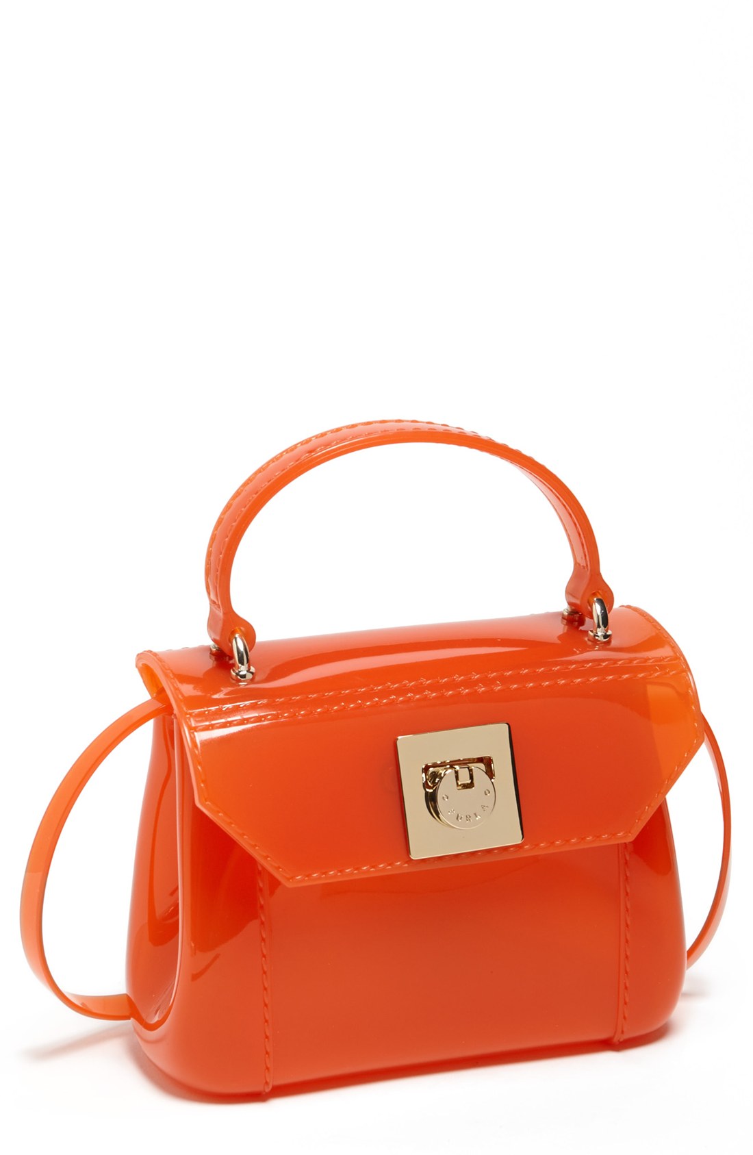 Furla Candy Mini Top Handle Crossbody Bag in Orange (Vitamina) Lyst