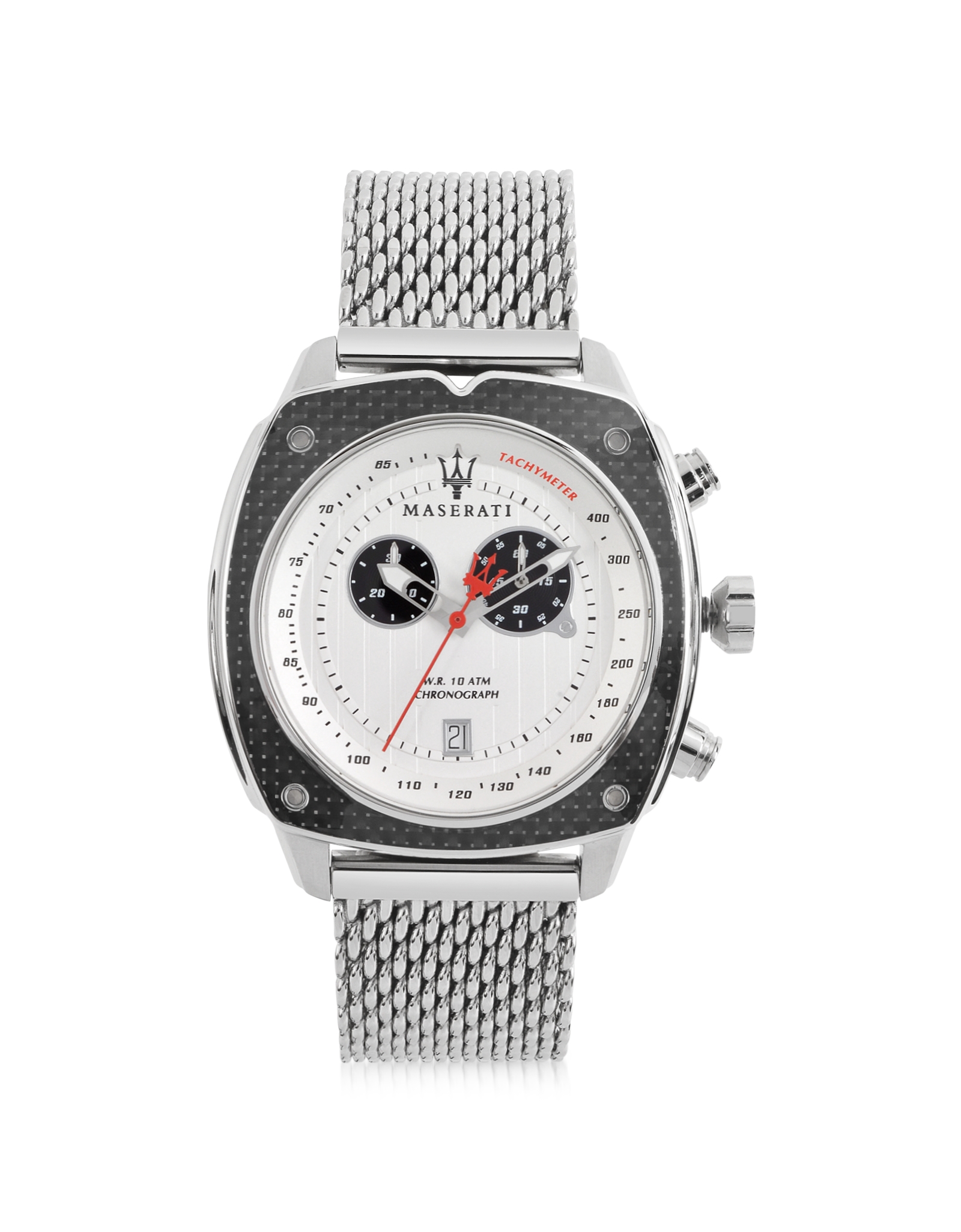 Lyst Maserati Velocita Steel Carbon Watch in Metallic for Men