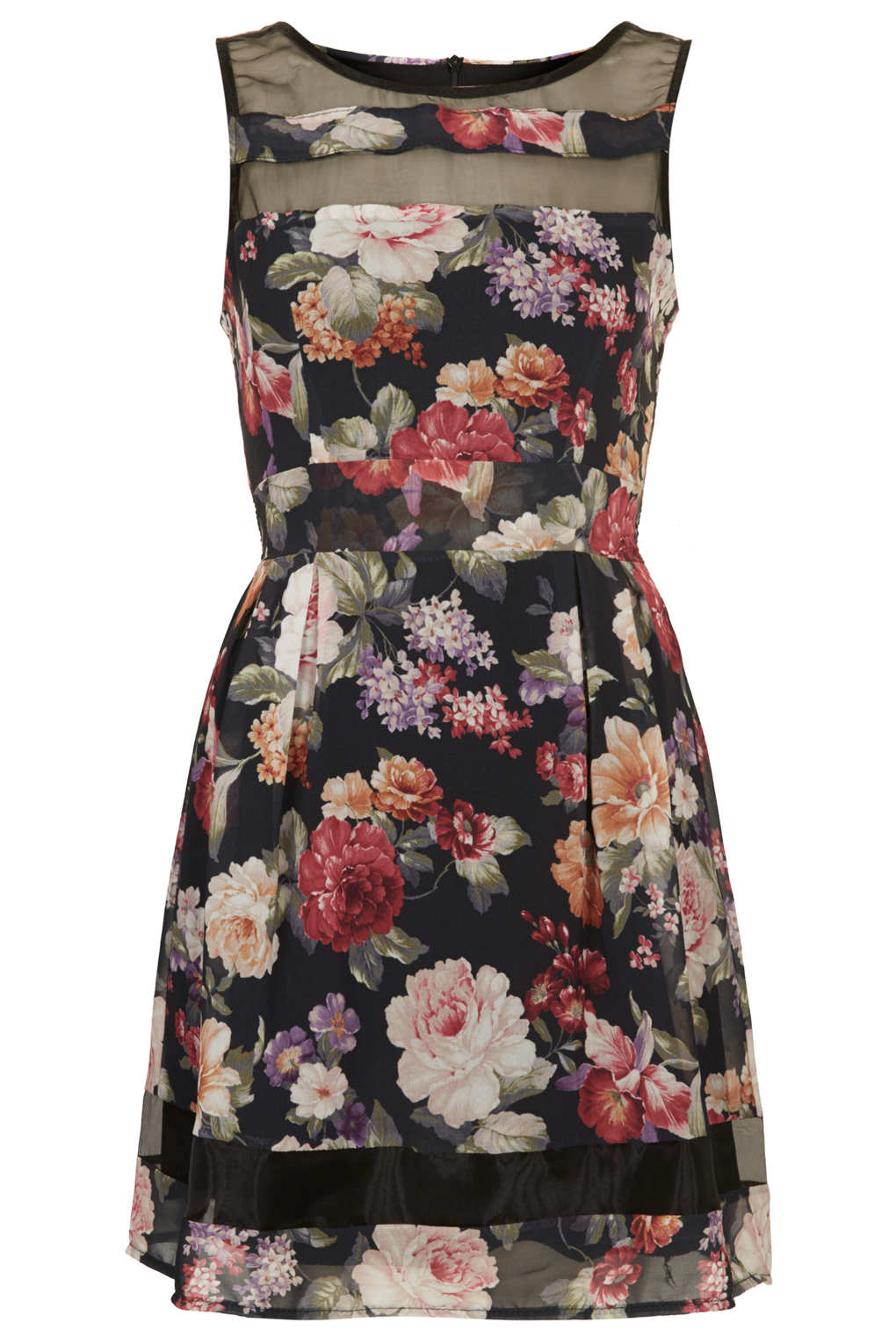 Topshop Floral Organza Dress By Wal G in Pink | Lyst