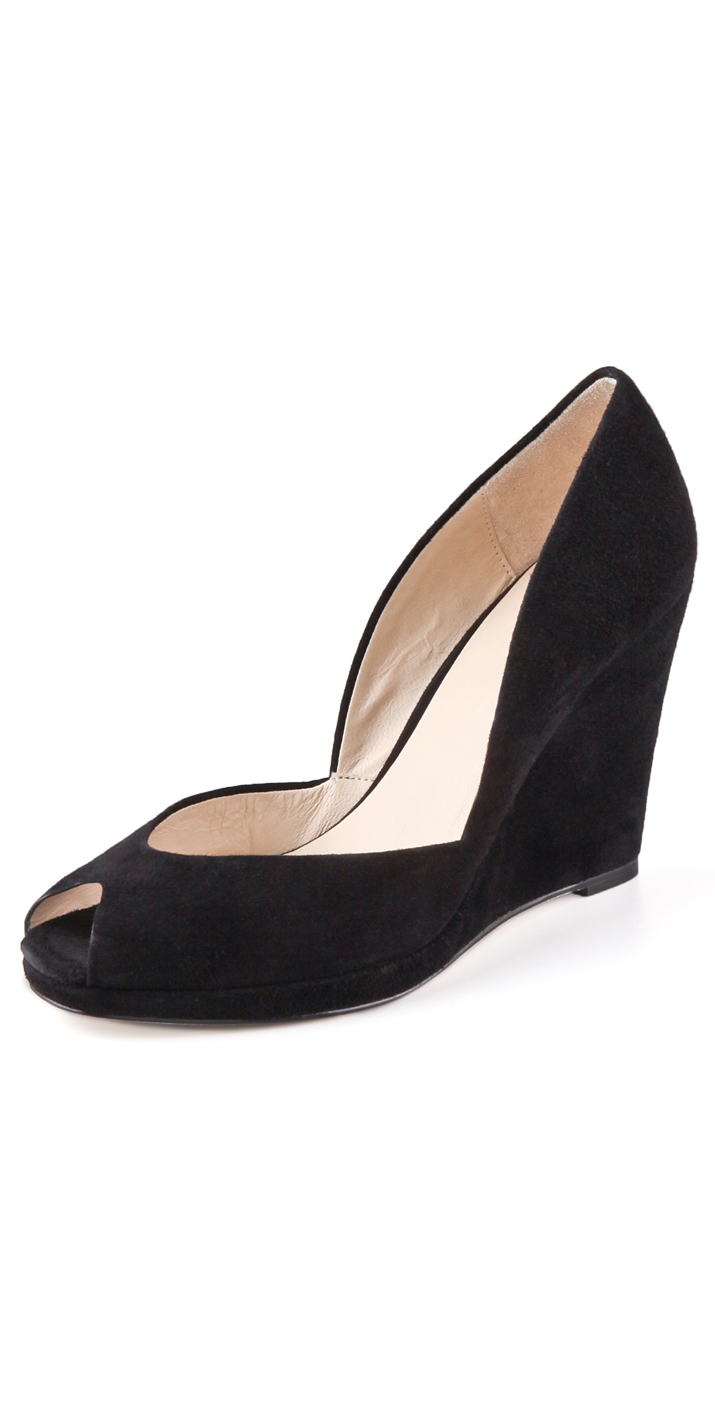 Kors by michael kors Vail Suede Wedge Pumps in Black Lyst