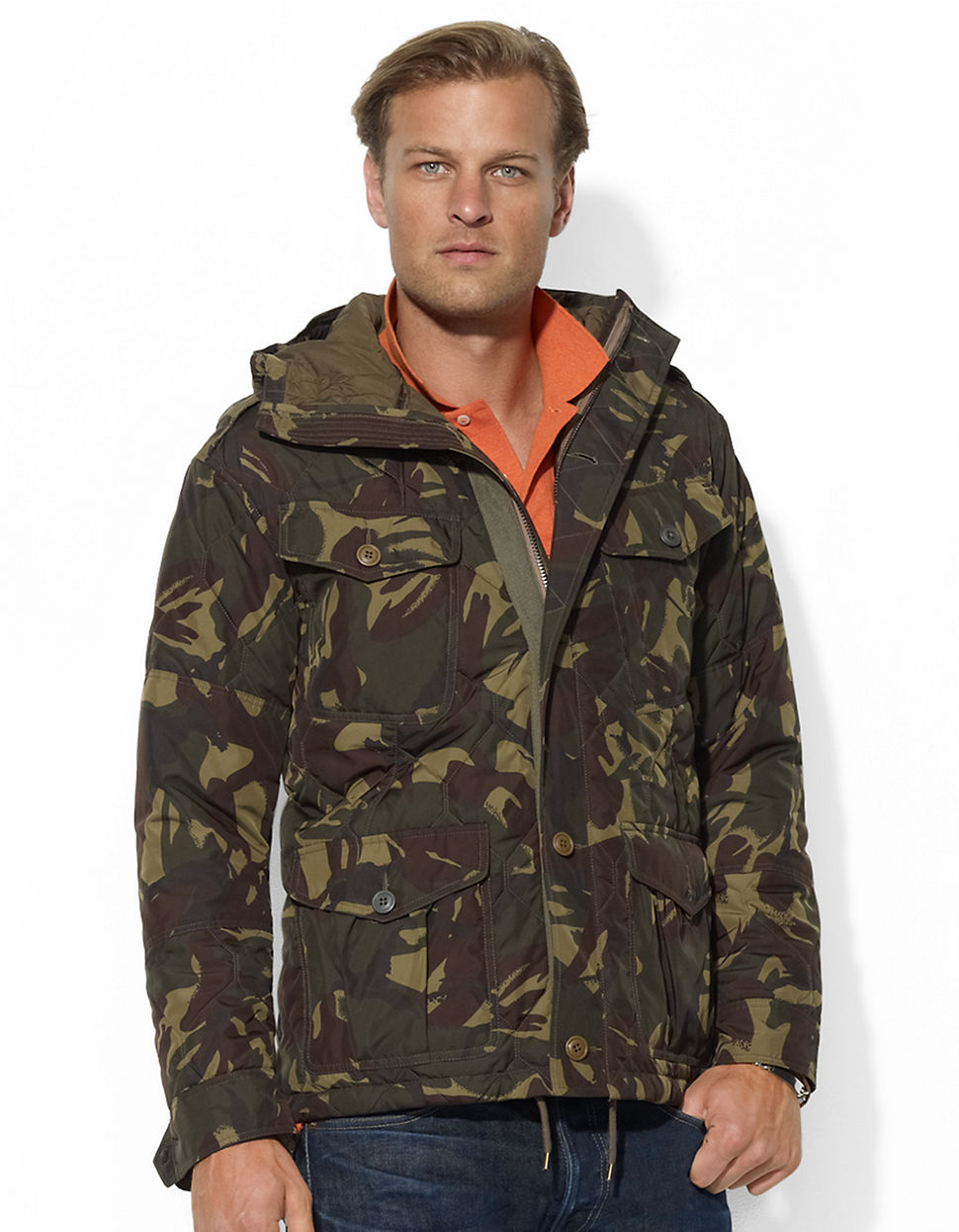 Lyst - Polo Ralph Lauren Garrison Camo Combat Jacket in Green for Men