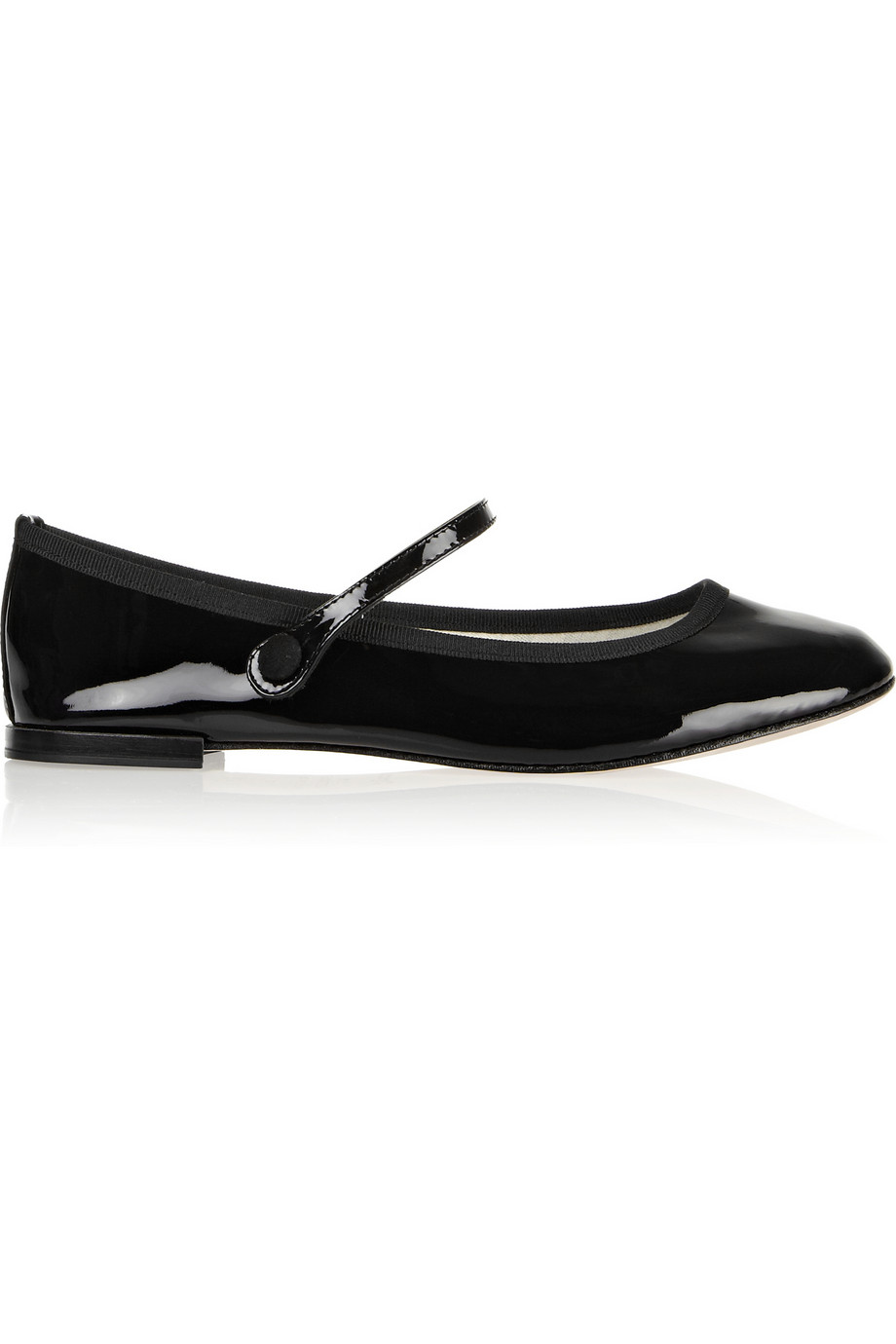 Repetto Lio Patent Leather Mary Jane Ballet Flats In Black Lyst