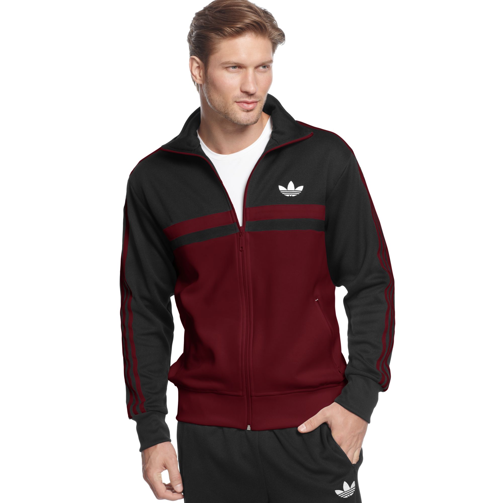 Lyst - Adidas Adiicon Track Jacket in Red for Men
