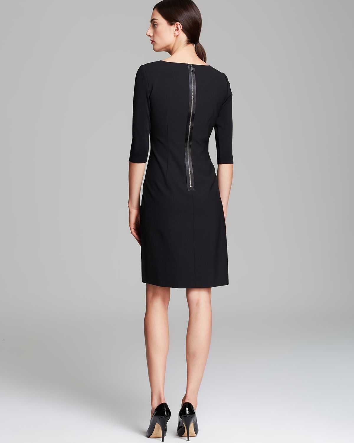 elie tahari black dress