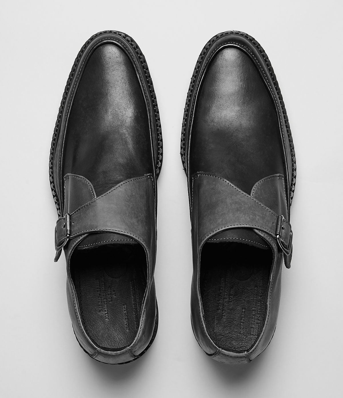 Lyst - AllSaints Edgehill Shoe in Black for Men