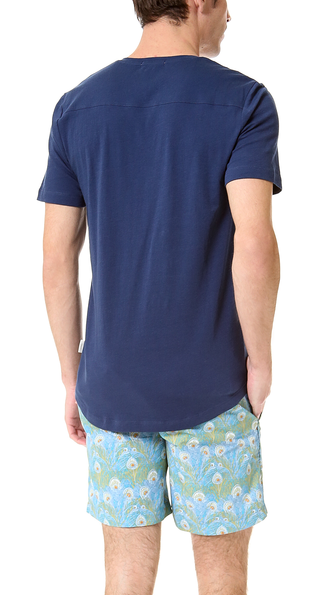 Onia Joey V-neck T-shirt in Blue for Men | Lyst