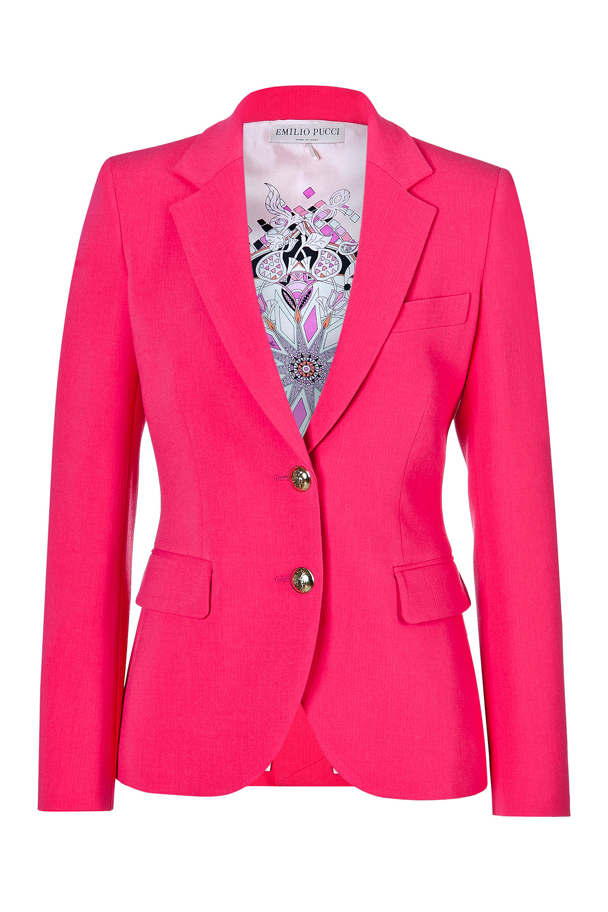 Lyst - Emilio Pucci Wool Blazer in Pink