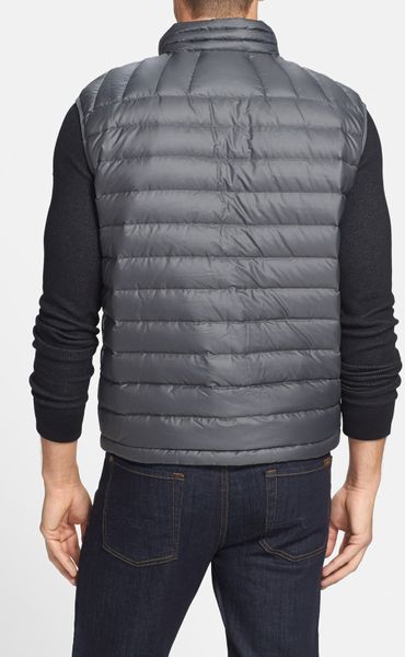 Patagonia Down Sweater Vest in Gray for Men (Forge Grey) | Lyst