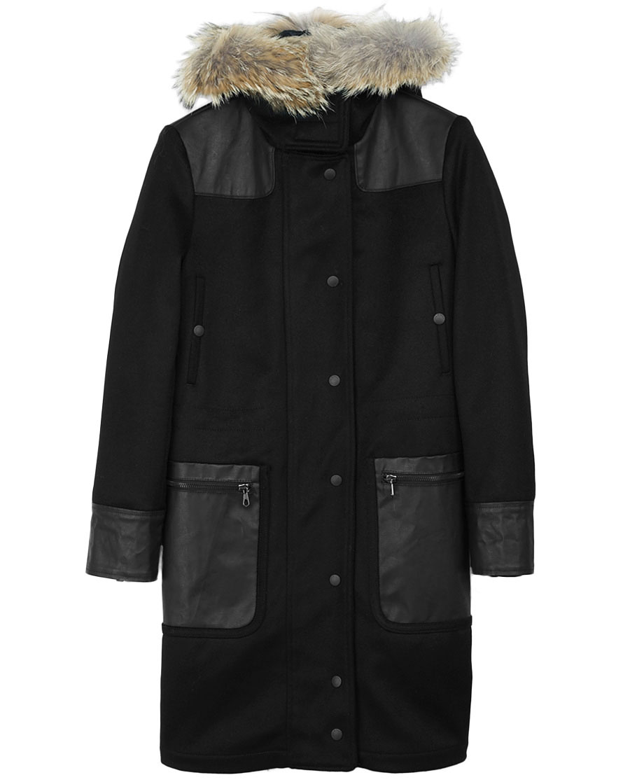 Rag & bone Belfast Coat in Black Lyst