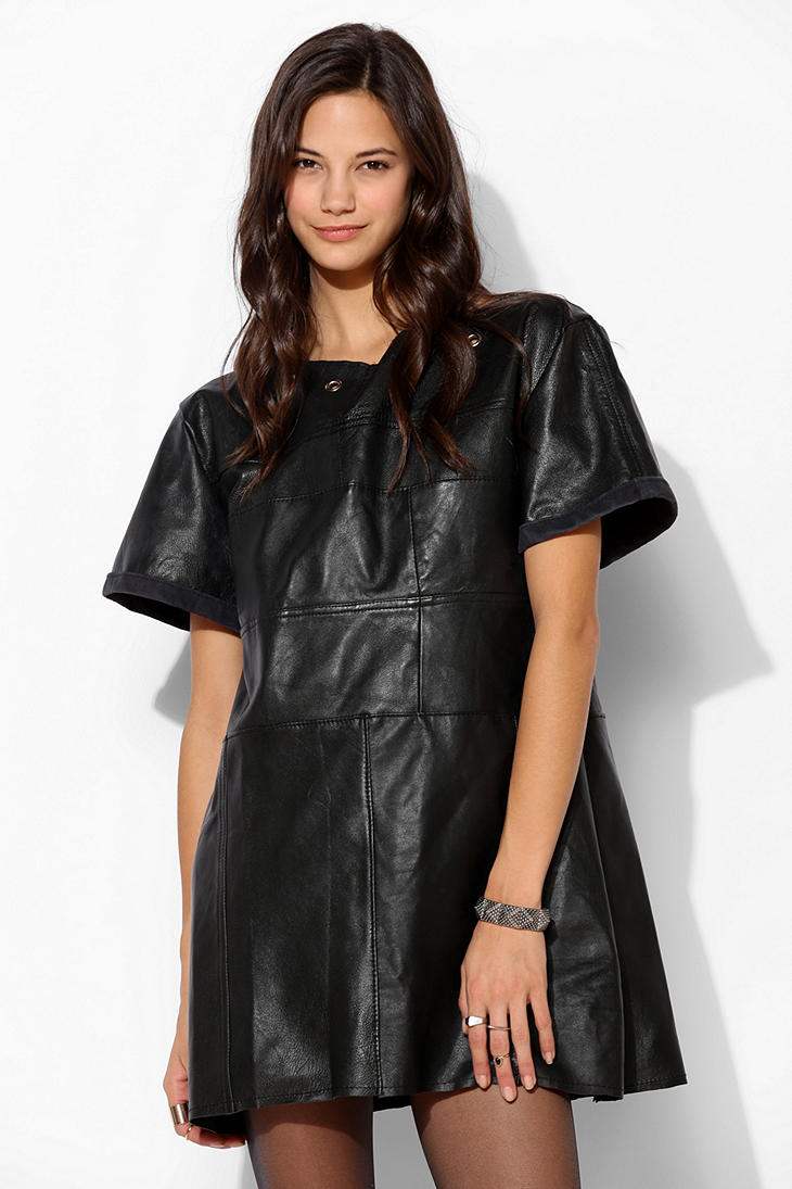 Lyst Urban Outfitters Rag Union X Urban Renewal Leather Babydoll