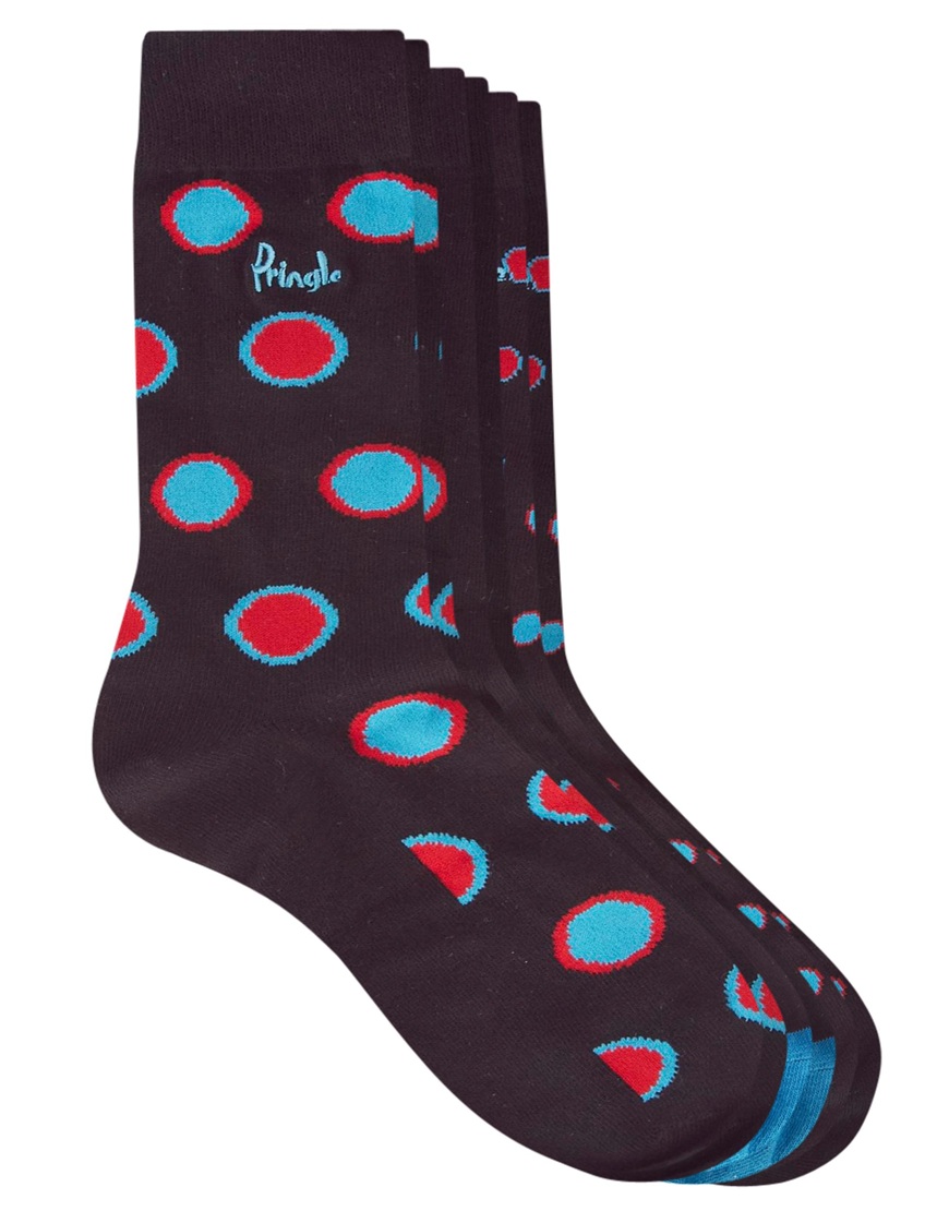 ASOS Multicolor Pringle 3 Pack Socks Gift Set Lyst