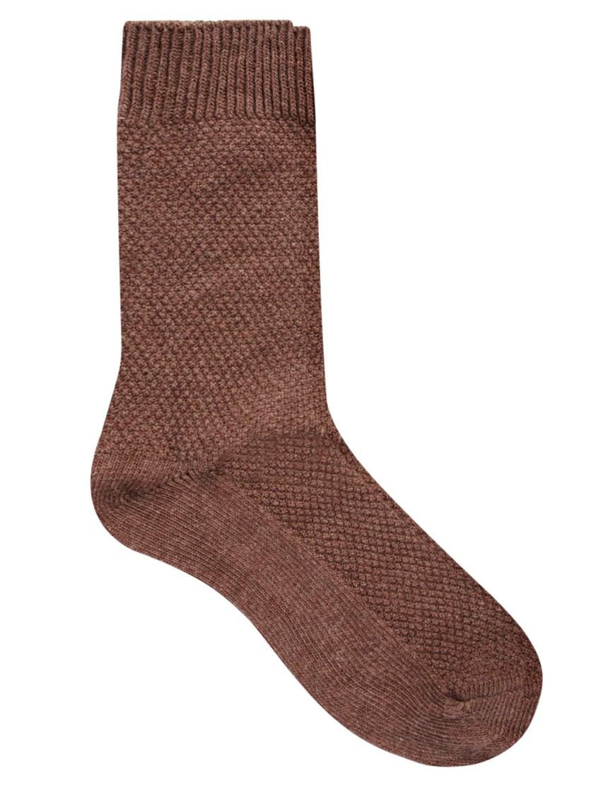 Asos Waffle Socks in Brown for Men (Brownmarl) | Lyst