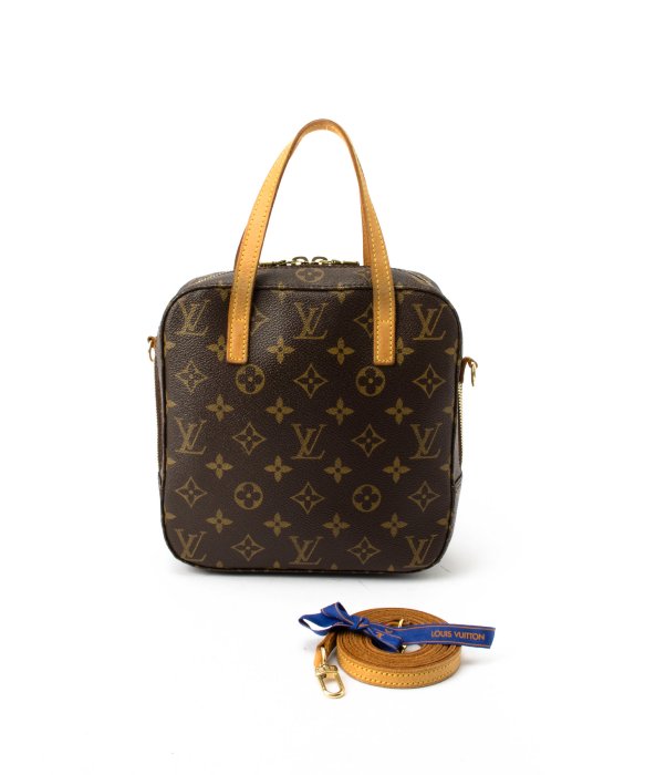 Lyst - Louis Vuitton Canvas Spontini Convertible Bag in Brown