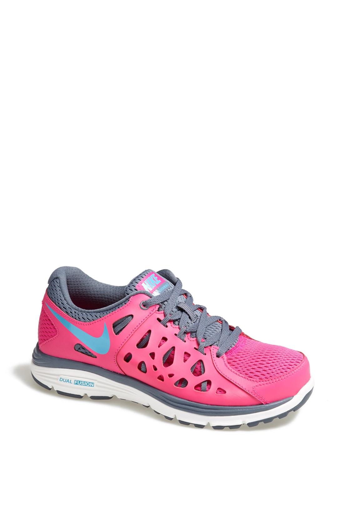 Nike Dual Fusion 20 Running Shoe in Pink (Pink Foil/ Slate) | Lyst