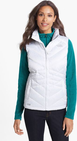 The North Face Aconcagua Down Vest in White | Lyst