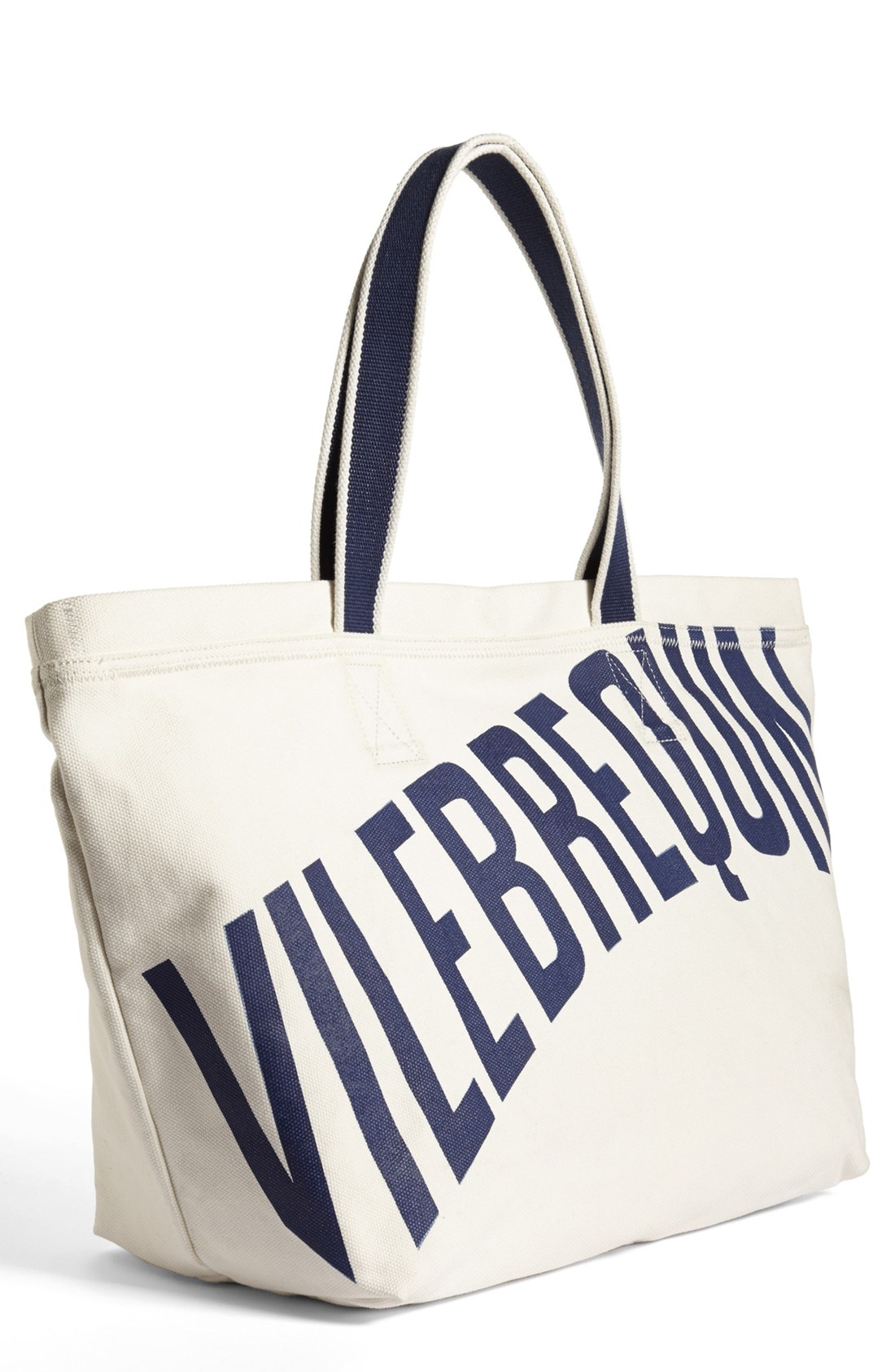 Vilebrequin Logo Large Canvas Beach Tote in White for Men | Lyst