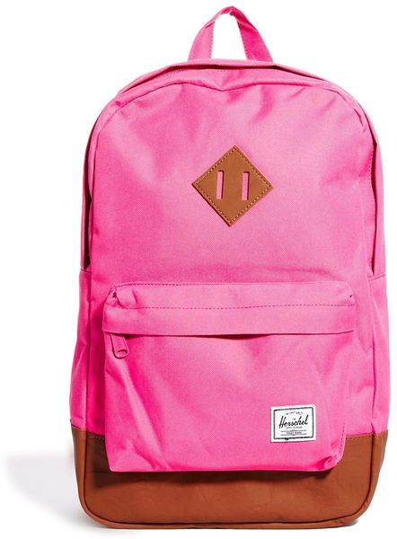 Herschel Supply Co. Heritage Mid Volume Backpack in Pink | Lyst