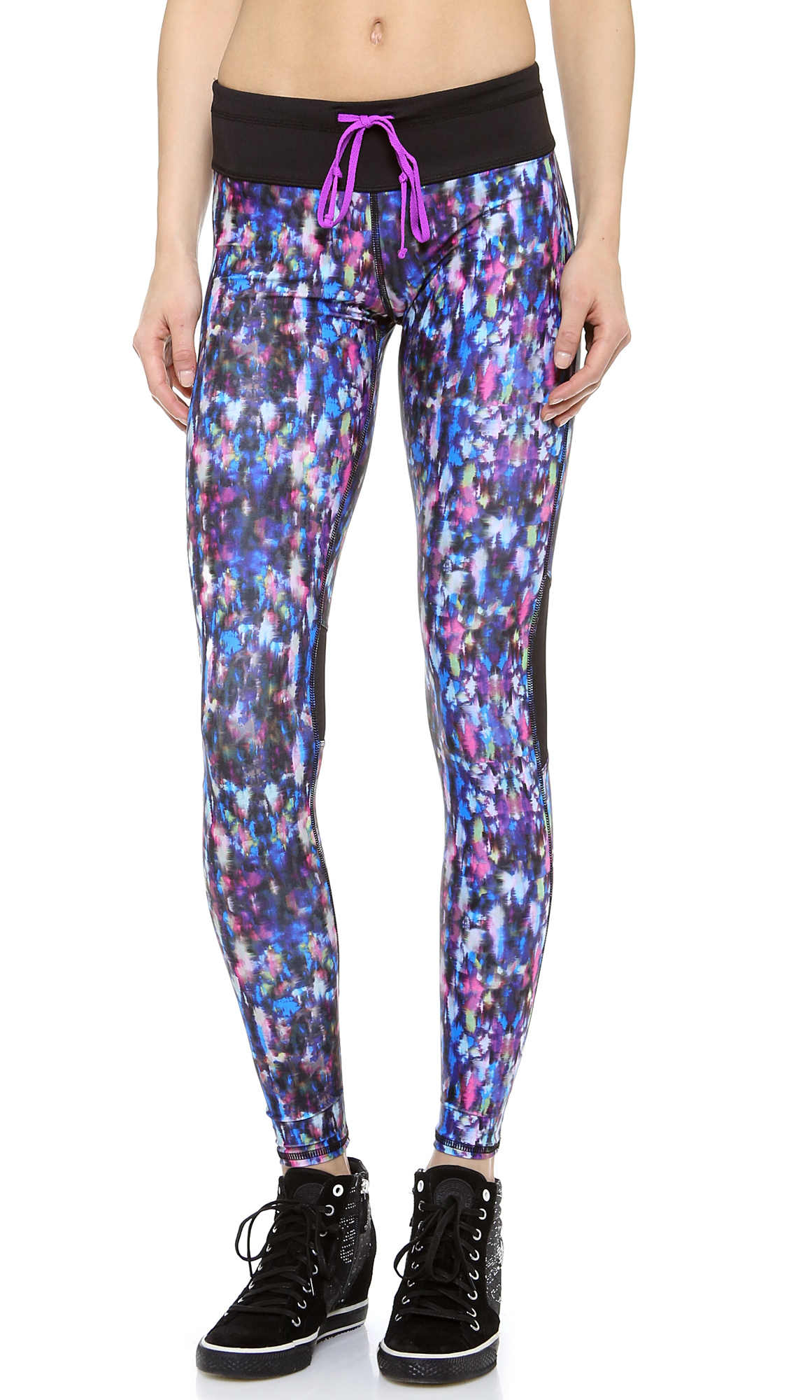 Lyst - C&C California Cc Sport Print Velocity Tight Leggings in Blue