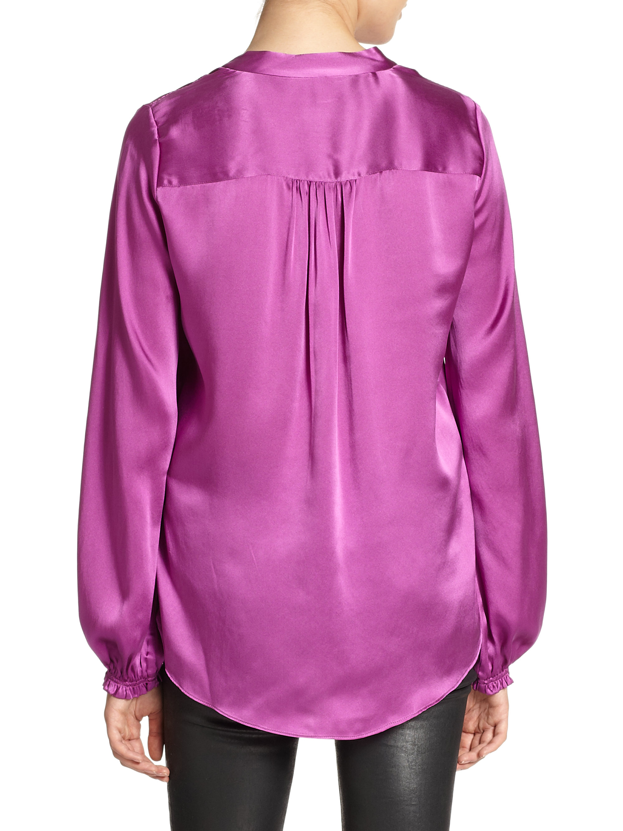 elizabeth and james silk shirt