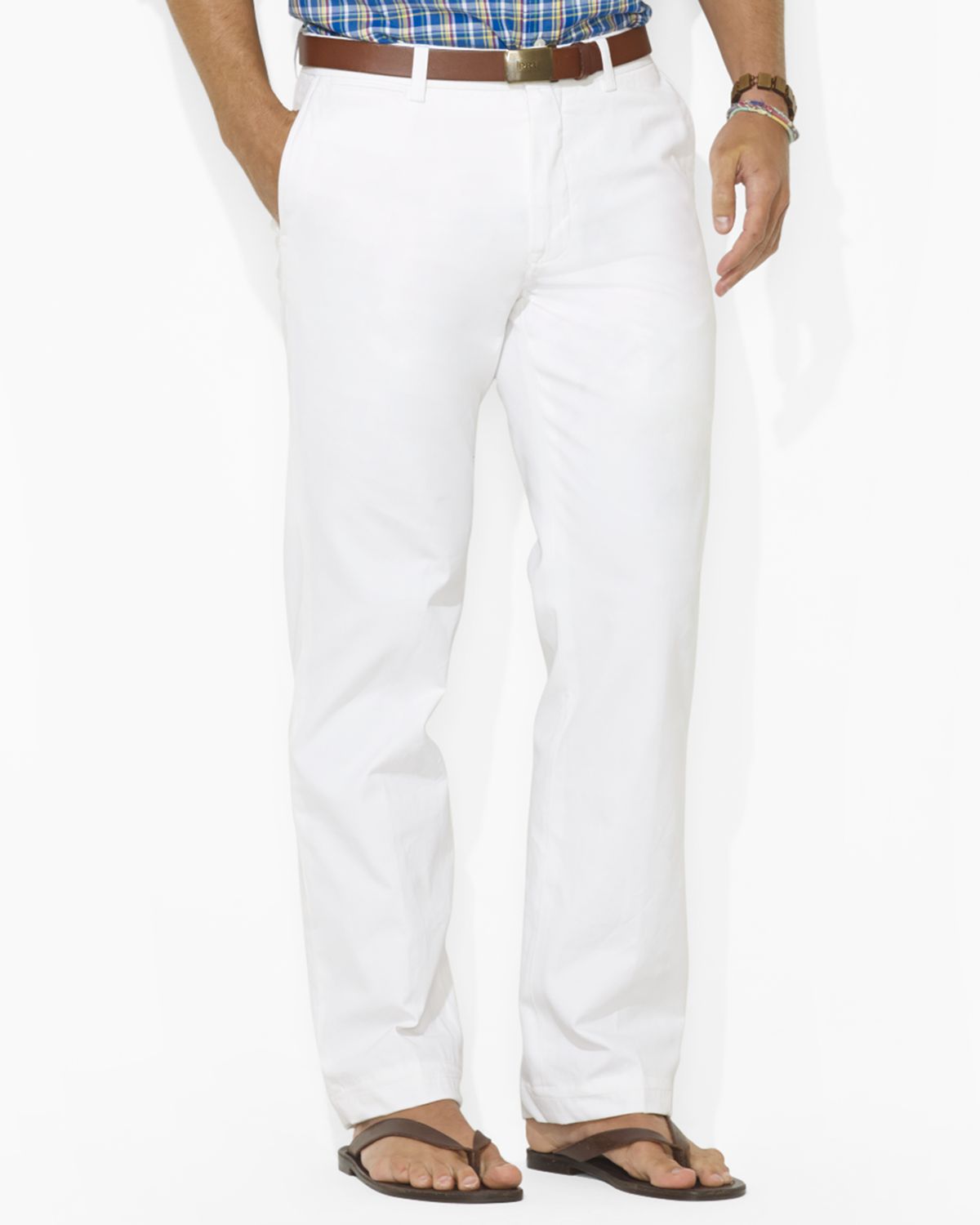 Lyst - Ralph Lauren Polo Classicfit Lightweight Chino Pant in White for Men