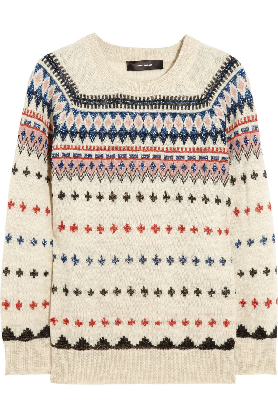 Lyst - Isabel Marant Moonsfield Intarsia Wool Blend Sweater