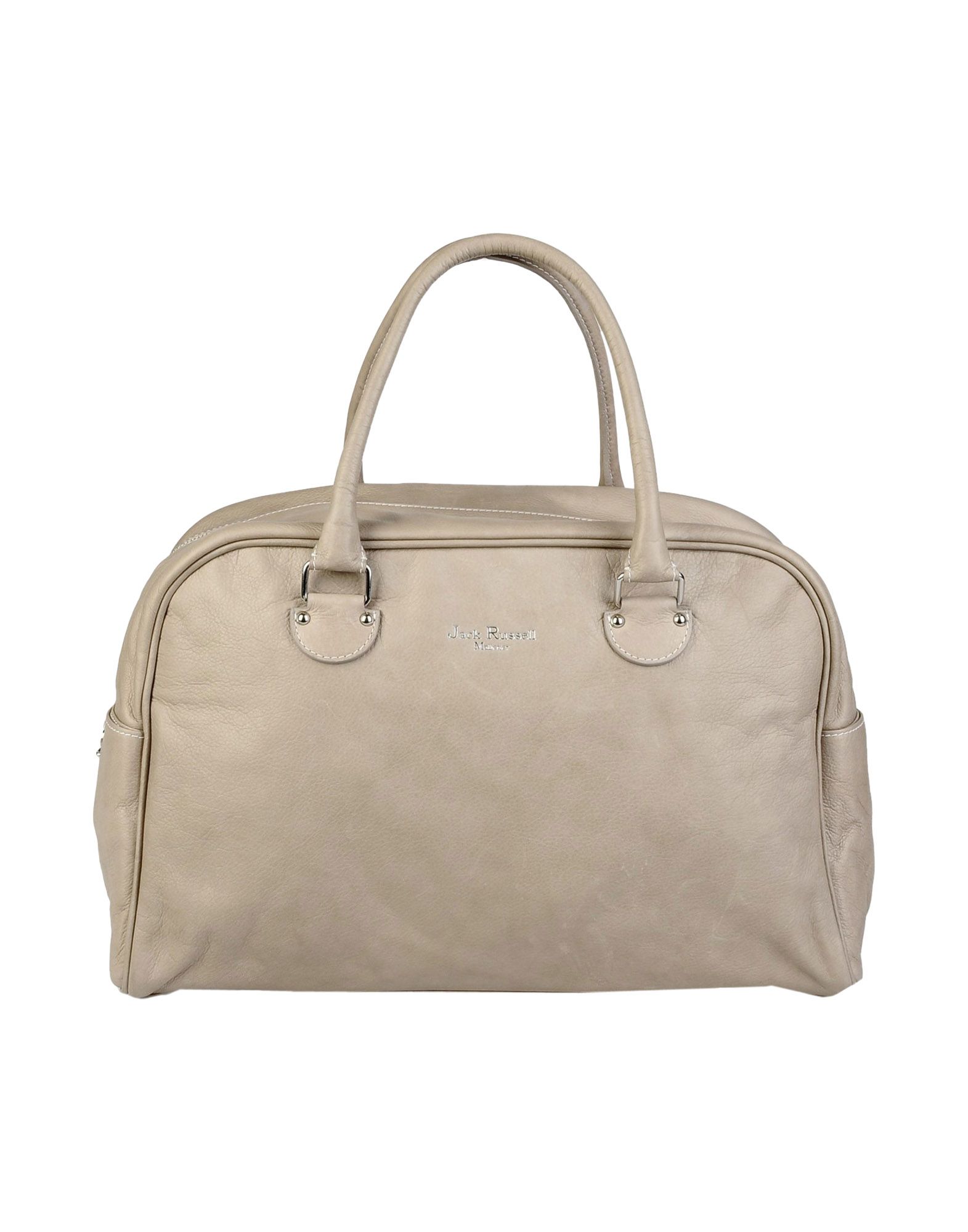 Jack Russell Malletier Large Leather Bag in Beige | Lyst