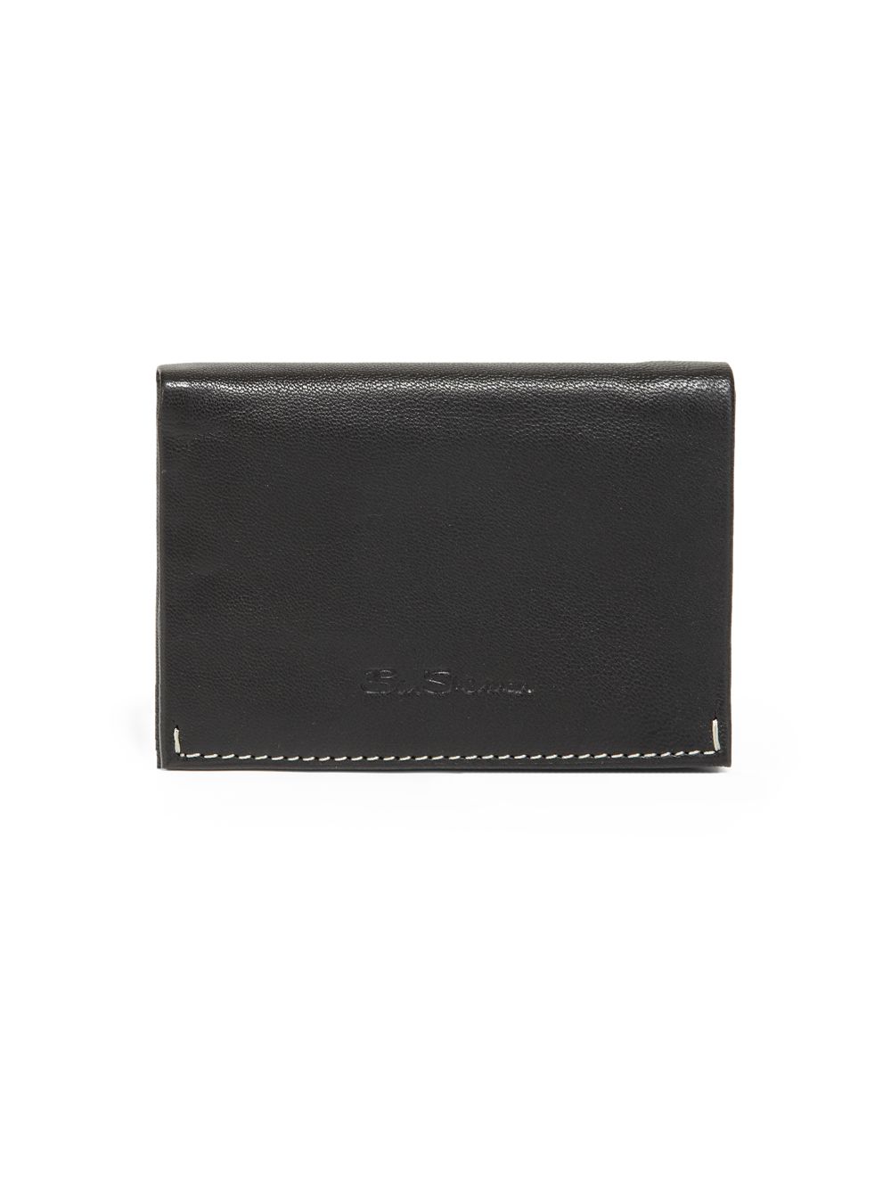 Lyst - Ben Sherman Leather Trifold Wallet in Black for Men