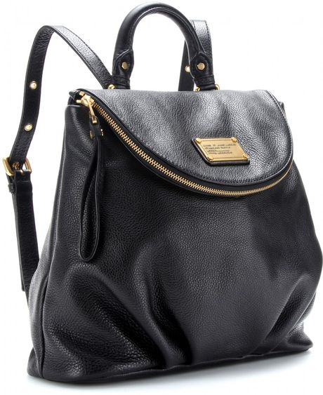 Marc By Marc Jacobs Mariska Leather Backpack in Black | Lyst