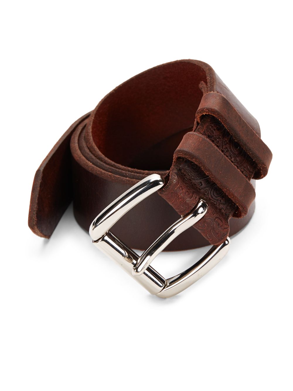 Lyst - Robert graham Duvall Leather Belt in Brown for Men