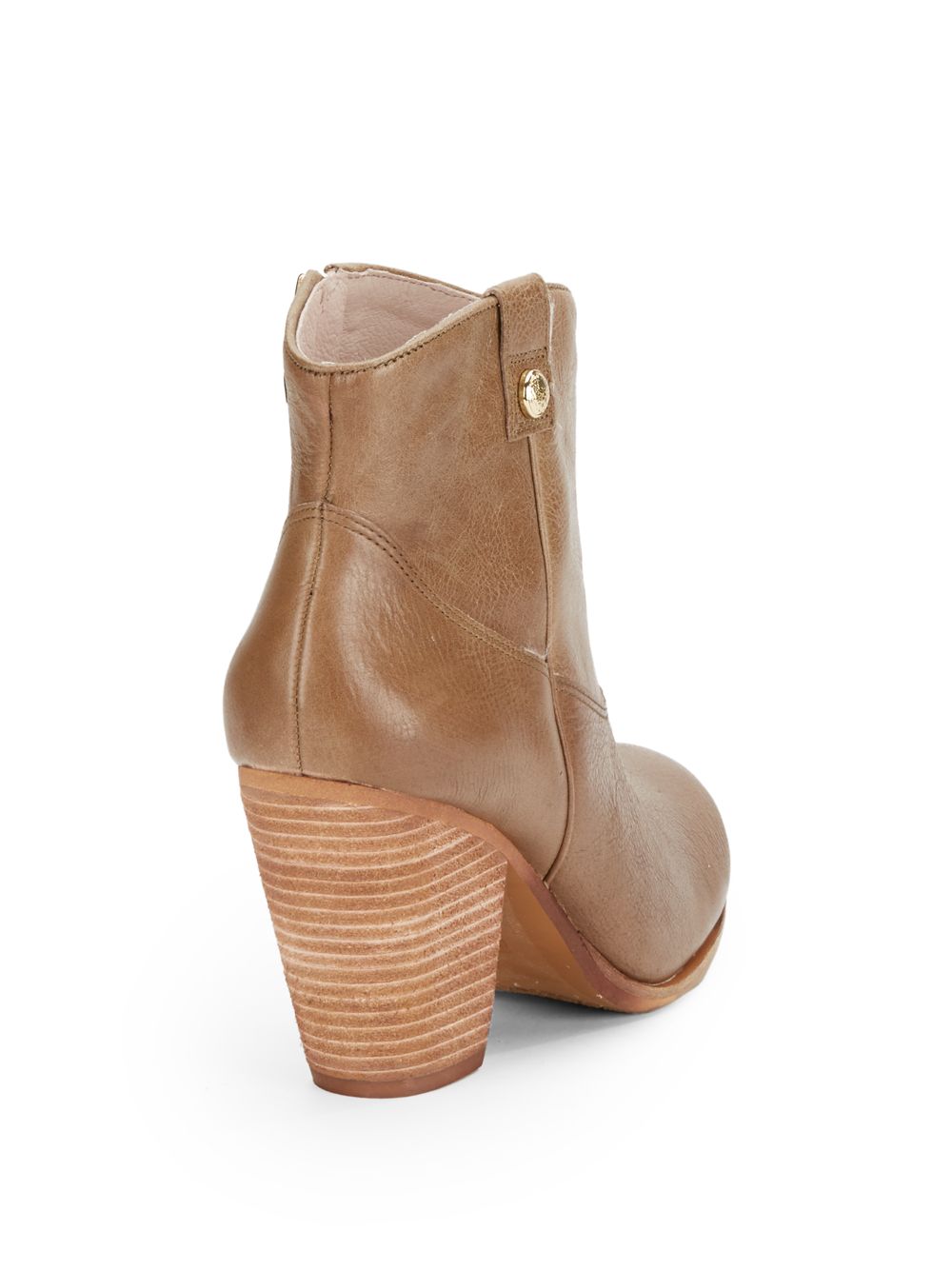 Lyst - Vince camuto Hammerton Leather Ankle Boots in Brown