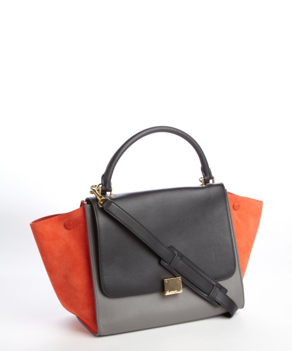 celine grey synthetic handbag