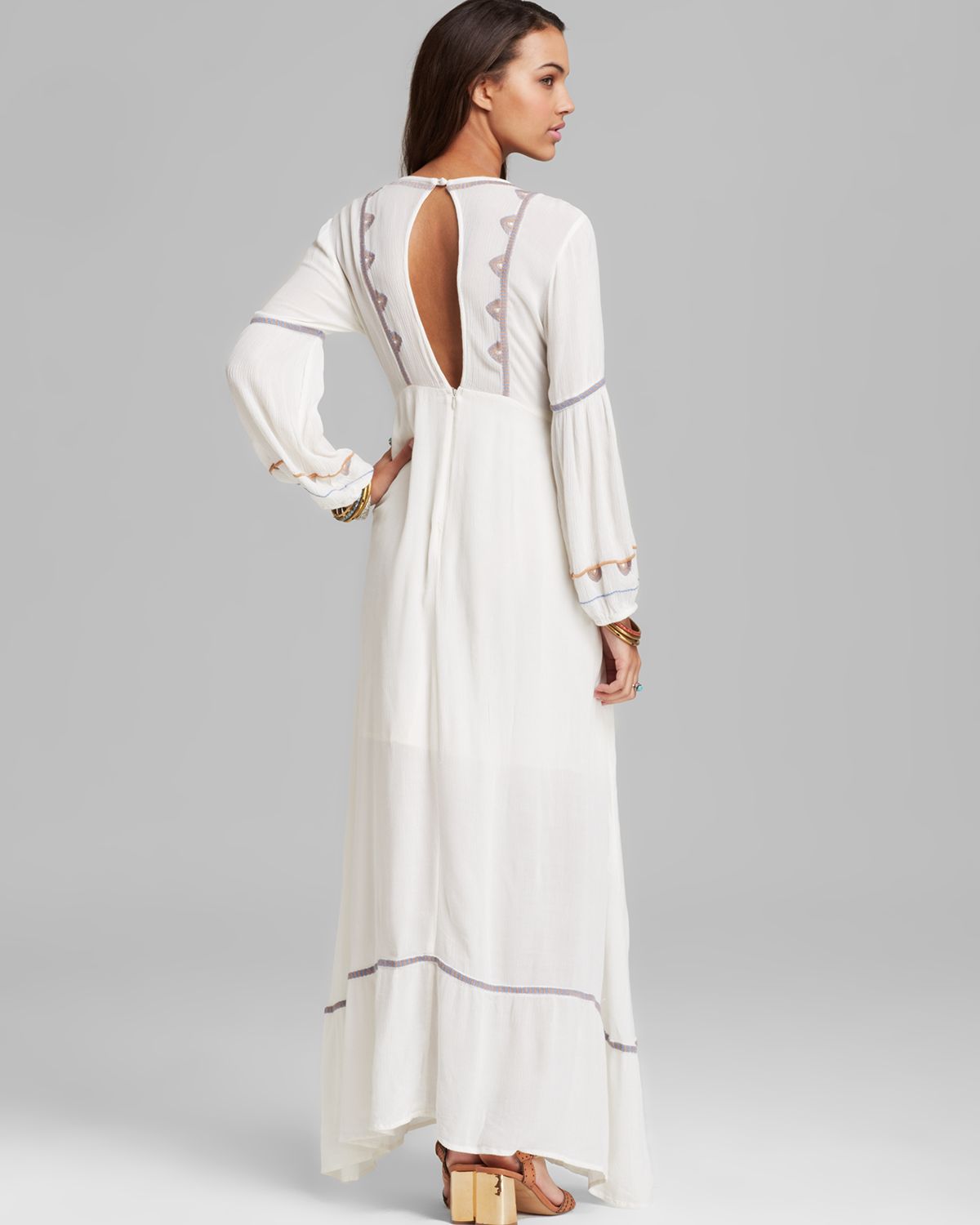 free people white gown