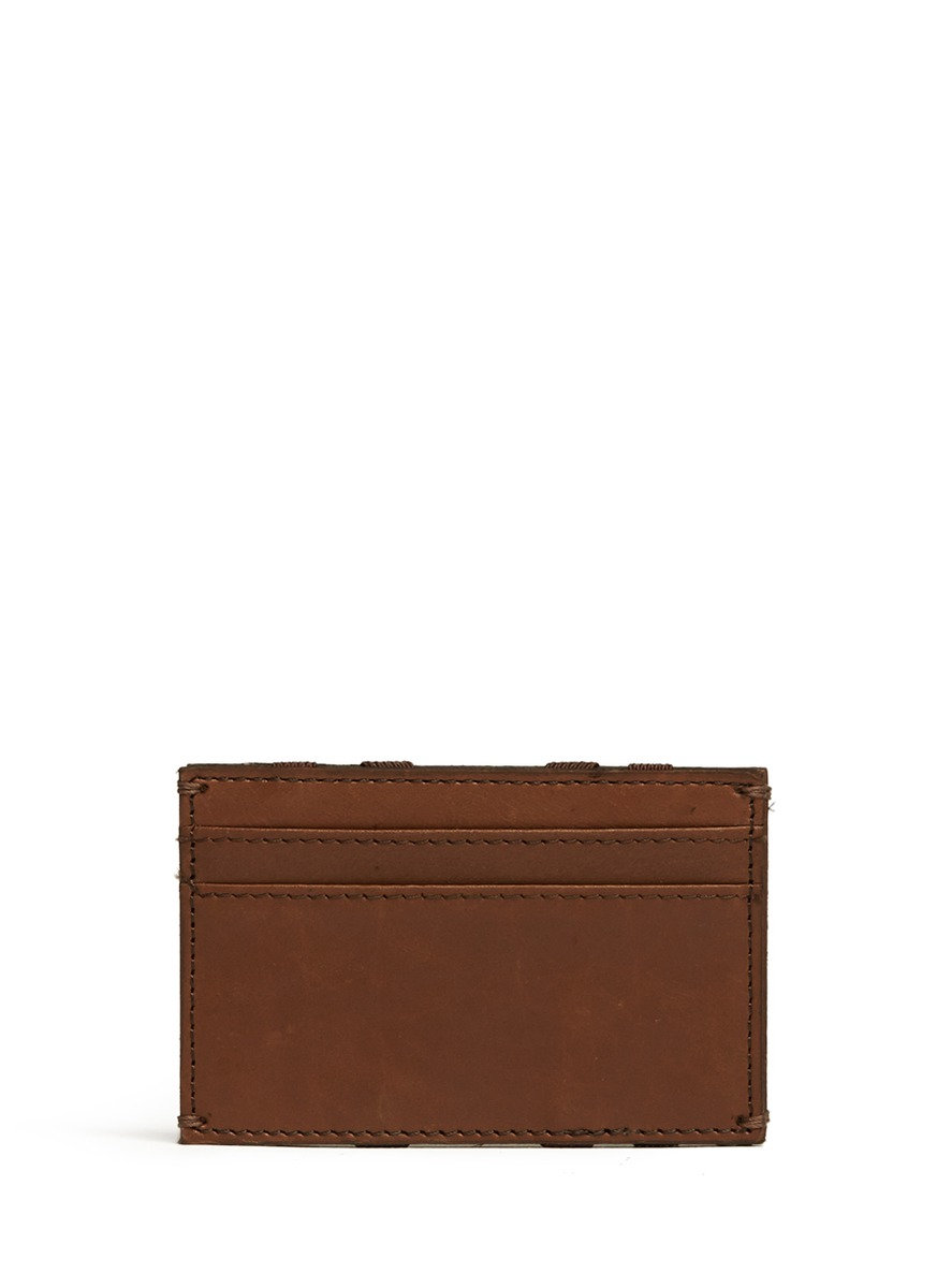 J.crew Leather Magic Wallet in Brown for Men (Neutral and Brown) | Lyst