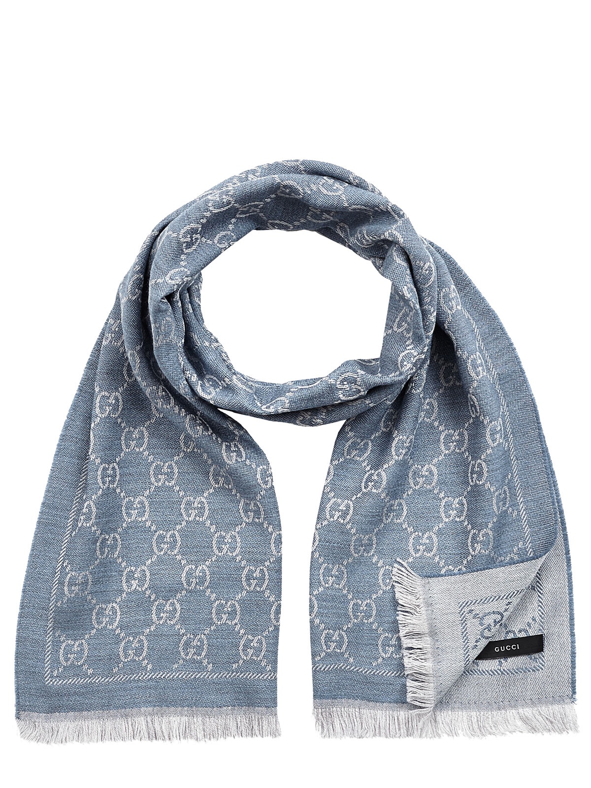 Gucci Scarf in Blue for Men | Lyst