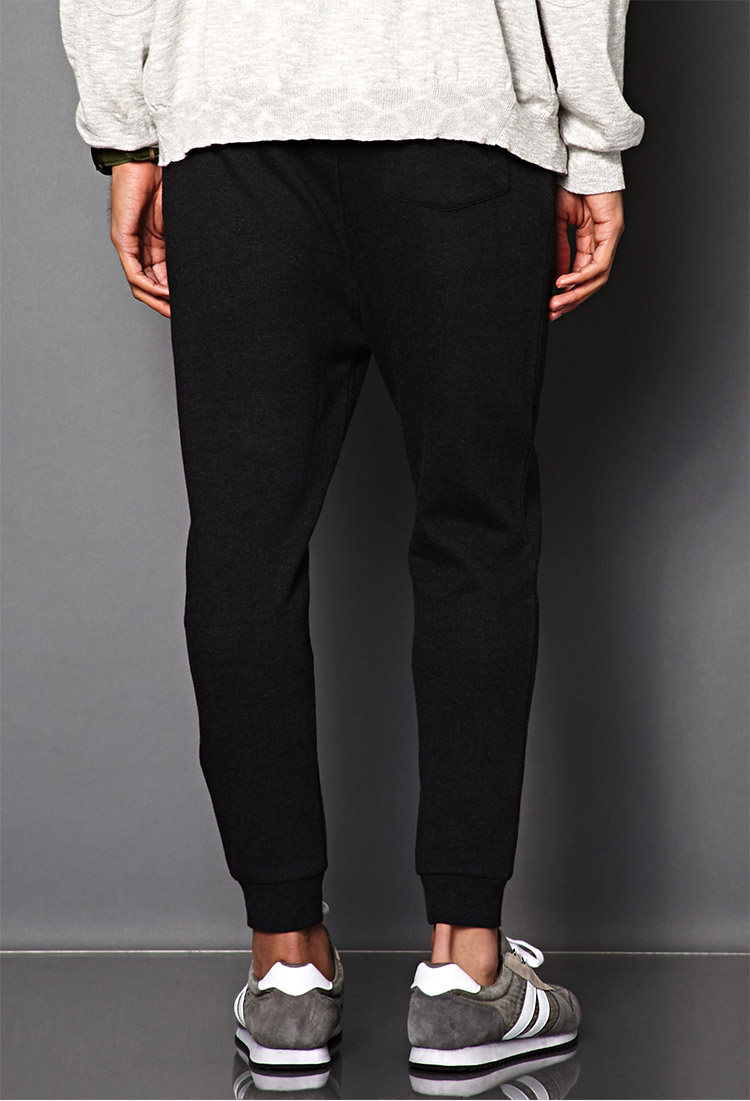 Lyst - Forever 21 Drop-Crotch Sweatpants in Gray for Men
